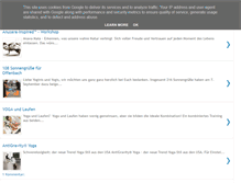 Tablet Screenshot of blog.samanayoga.de
